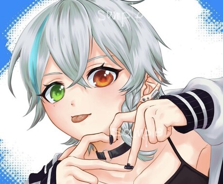 SNSアイコン描きます オリキャラ、似顔絵どちらでも！！ イメージ2