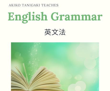 英文法のオンラインレッスンをします 通訳・翻訳家が、英語の文法を分かりやすく説明します。 イメージ1