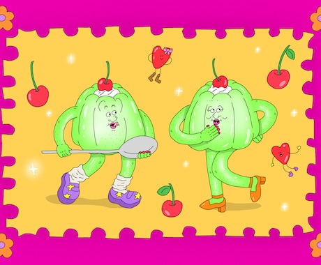 ポップで目を引く可愛いイラスト描きます イメージ1
