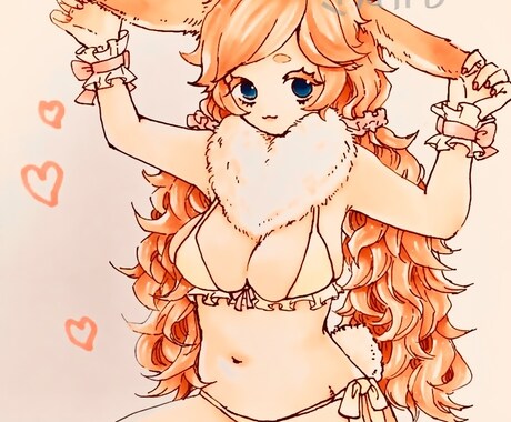 やわらかお肉の女の子描きます イメージ1