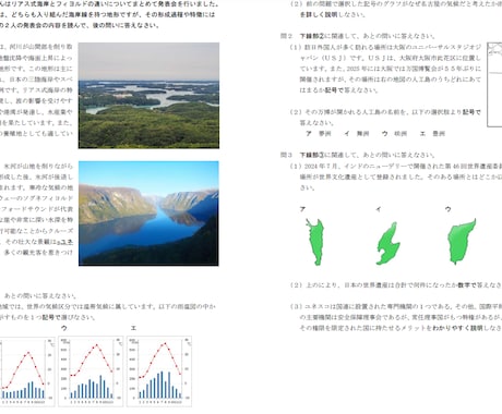 先生必見 定期テストや入試問題を代わりに作ります 【作成代行】基礎から発展　語句正誤記述問題まで全パターンOK イメージ2