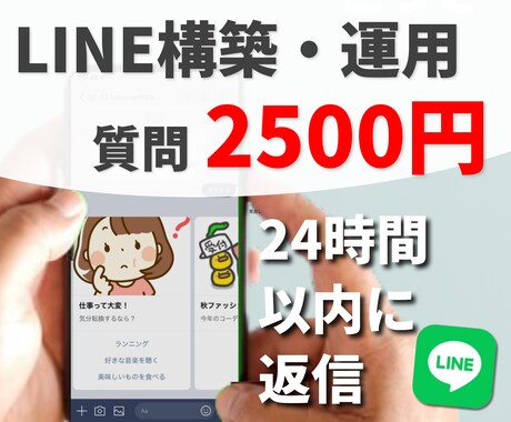 LINE構築・運用で起きた問題、早急に解決します システム管理のプロが24時間以内に対応いたします イメージ1