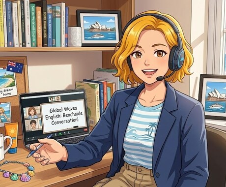 IELTS7.5/日常~ビジネス英語を学べます 海外大卒・現役広告代理店勤務が教える★楽しく自然な英語講座★ イメージ1