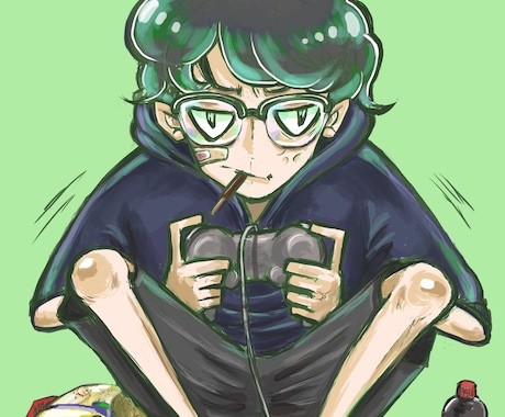 小学館スピリッツ賞受賞者があなたを描きます イラストタッチで似顔絵描きます。デジタル❗️ イメージ2