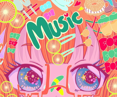 CDジャケットお描きします パッと目を引く音楽ジャケットをお描きします！ イメージ2
