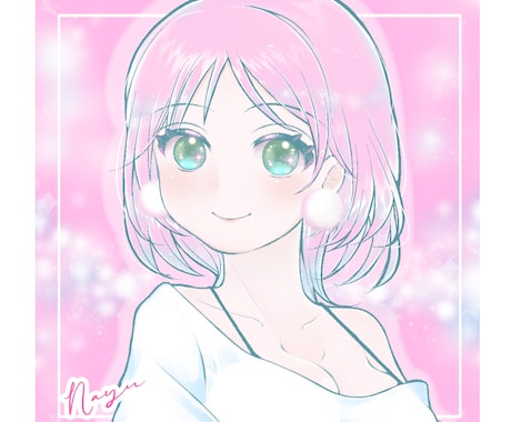 商用OK♪ふわキラなかわいいイラストお描きします アイコン／ヘッダー／資料／それぞれの用途に合ったイラストを♪ イメージ1