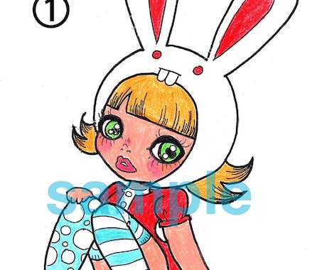わたしのイラストで貴方のアイコン作ります わたしが描いた既存のイラストから貴方だけのアイコン作ります！ イメージ1