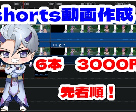 Vtuber向け！現役配信者がショート作成します フォントは感情等に応じて使い分けます！ イメージ1