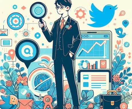 1ヶ月＼Twitter(X)運用代行／します 売上・集客に繋がる！いいね・リプ周りなどプロが手作業で代行！ イメージ1