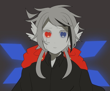 視線で語るイラスト制作｜SNS・夢絵対応しています 可愛いも、ダークも。中性的もイラスト描きます。 イメージ2