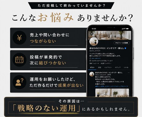 戦略的X運用｜現役プロマーケターが支援します 実績40社以上｜成果に結びつく戦略的な運用をご提案いたします イメージ2