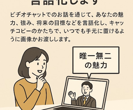 相談しながらあなた将来を一緒に考えます 一人じゃ出ない、一緒に考えるから、見つかる魅力がある。 イメージ1