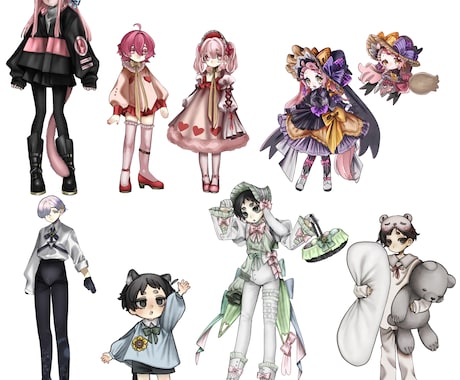 立ち絵を描かせて頂きます 立ち絵イラストの作成をさせて頂きます イメージ1