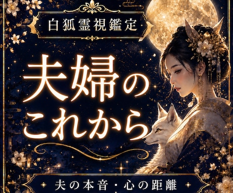 夫婦の本音とこれからの関係を霊視で読み解きます すれ違い・会話の減少・夫婦の距離・離婚への迷いを霊視鑑定 イメージ1