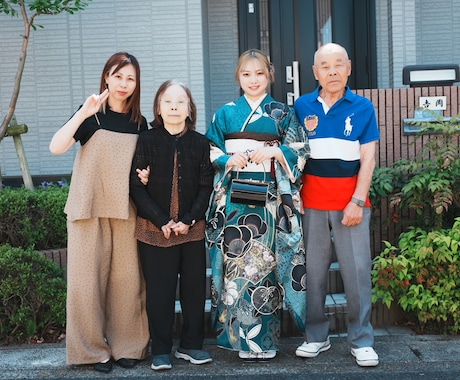 家族の温かい時間・大切な記念日お撮りします 家族や大切な人との自然な表情を、あたたかく丁寧に撮影します。 イメージ2