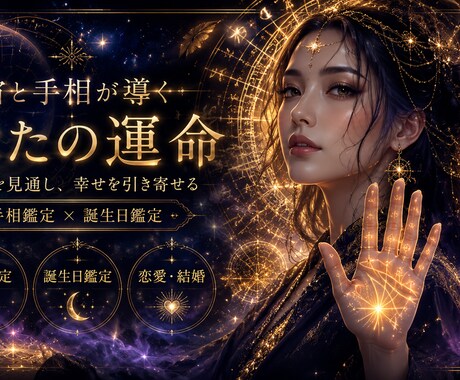 30代独身へ手相×誕生日で結婚時期を断言ます もう一人で悩まない最短でパートナーと巡り合う道筋を提示します イメージ1