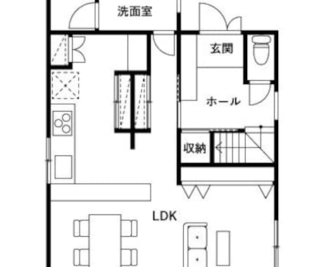 11月まで限定価格！白黒間取図を綺麗に作成します 【安価で高クオリティ】わかりづらい図面も綺麗にトレース。 イメージ1