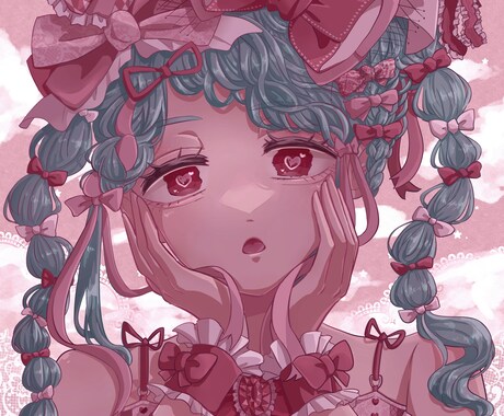 女の子イラスト/アイコン/ヘッダーなど作成します 色味もビジュアルもかわいく描きます イメージ1