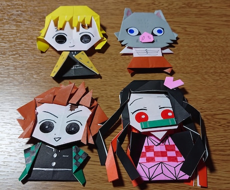 折り紙で折り鶴、こま、人気キャラクターなど作ります 親切、丁寧、早いを心がけてお作り致します！ イメージ2
