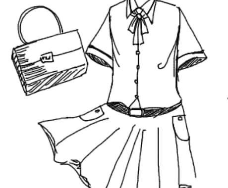 オリキャラの服を代行して描きます あなたのリクエストした服を書いて差し上げます! イメージ1