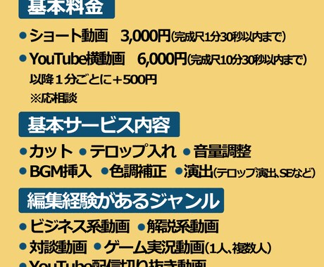忙しいYouTuberさんの動画、編集します テロップ・演出・切り抜きもおまかせ　実写もゲーム実況も対応！ イメージ2
