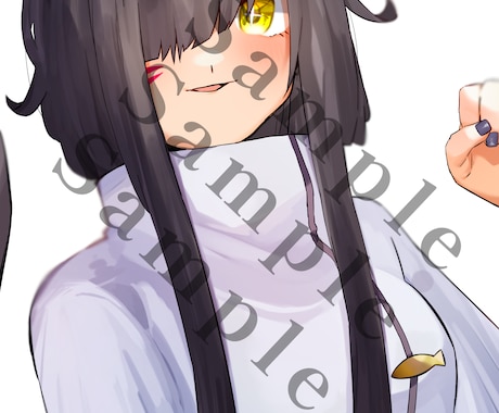 可愛い女の子のイラストを描きます