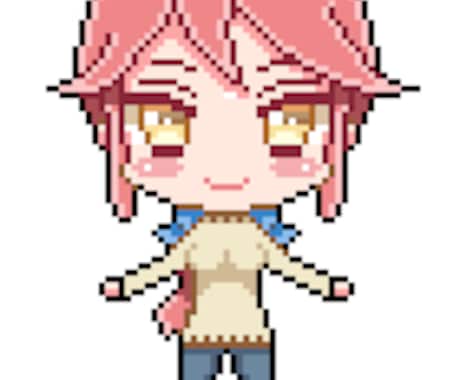 ミニキャラのドット絵作成します ★用途・加工自由！自分だけの可愛いアイコンが欲しい方へ★ イメージ2