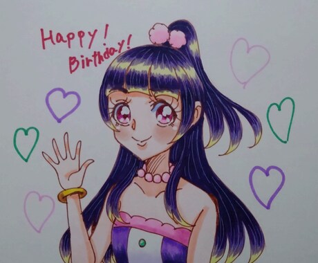 魔法少女系イラストを描きます 小さいお子様や魔法少女系アニメがすきな方におすすめ イメージ2