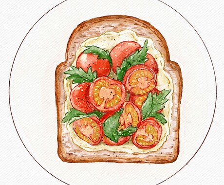 メニュー表、パンフレットなどかきます 惹きつける食べ物絵、ずっと見ていたい絵 イメージ2