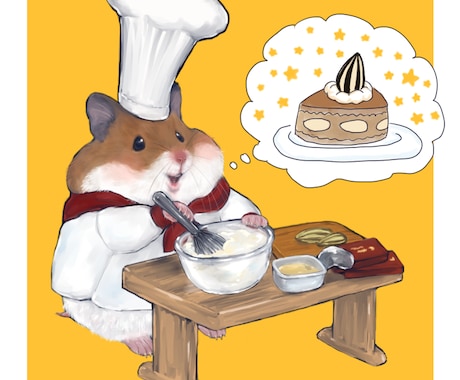 動物のイラストアイコンを描きます 服を着せたり小物を持たせることが可能です イメージ1