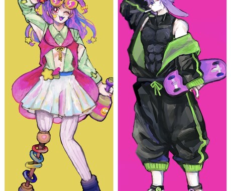 安くて商用利用可！雰囲気選べる！イラスト描きます アイコン・ヘッダーや立ち絵、動画のサムネ等用途は何でもOK！ イメージ2