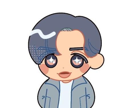 かわいくポップなデフォルメイラスト描きます アイコンやサムネにご利用ください！ イメージ1