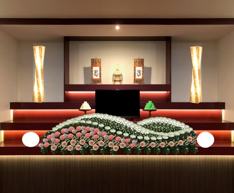 葬儀社様、店舗の花装飾イメージデザインします 生花祭壇のプロだからできるデザイン企画 イメージ2