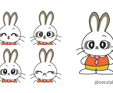ゆるポップでコミカルなキャライラスト制作いたします イメージキャラなど！あなたのコンテンツに合うキャラをご提供！ イメージ2