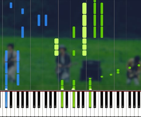 MIDI（or楽譜）をビジュアル化して動画にします ピアノの楽譜を読むのがなかなか苦手な方へ イメージ1