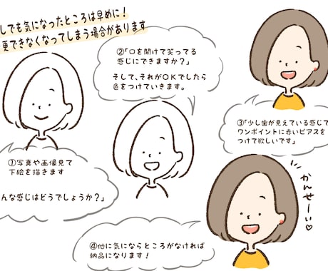 商用利用可⭐︎ゆるくて分かりやすいイラスト描きます 『手描き風⭐︎かわいいシンプルイラスト！』 イメージ2