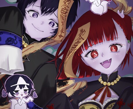 配信背景等、商用利用ありのイラストを作成します ハッキリとした色味のイラストになります! イメージ1