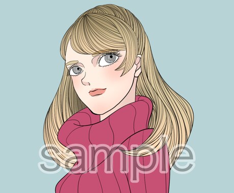 レトロなイラストを描きます 〜SNS等のアイコンにいかがですか？〜 イメージ2