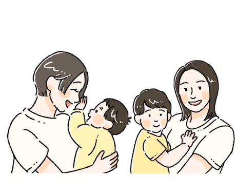 思い出のお写真をかわいいイラストにします シンプルでおしゃれだからずっと形に残る！ イメージ2