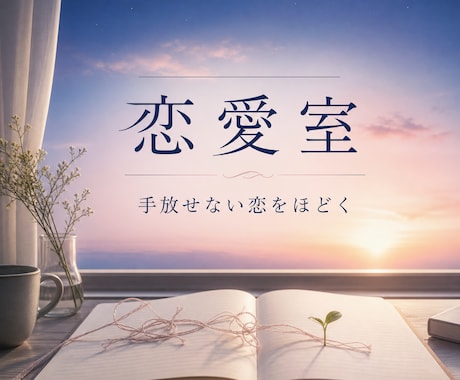 手放せない恋の執着を優しく一緒にほどきます 忘れられない理由を整理して心を少し軽くします イメージ1