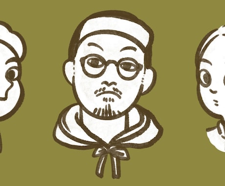 似顔絵アイコン承ります シンプルながらも個性を見せる似顔絵アイコンを作成します イメージ1