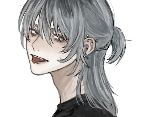 アイコン用イラストを描きます 顔アップの肩上までのイラストです イメージ1