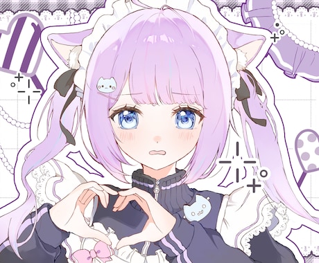 可愛いアニメ塗りイラストお描きします 最短1週間で納品！1枚1枚丁寧に制作いたします！ イメージ1