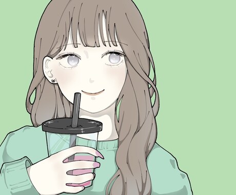 女の子のイラストを描きます バストアップや全身など構図は問いません！ イメージ2