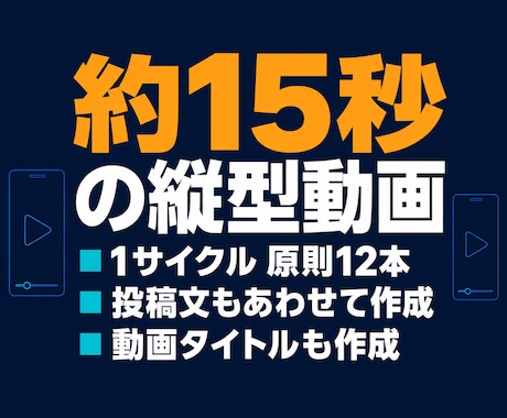 YouTube短尺動画を週3回自動投稿します 約15秒の縦型ショート動画を週3回作成して自動投稿 イメージ2