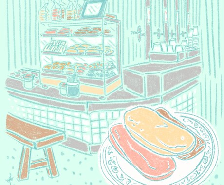 レトロな雰囲気の作品を描けます イメージ1