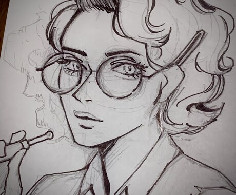あなた専用のアイコンをお描きします お客様ご希望のオリキャラや似顔絵でアイコン描きます！ イメージ1