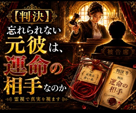 最短3時間。忘れられない元彼が、運命の相手か視ます 忘れられない元彼との縁は?運命の相手なのか霊視します。 イメージ1