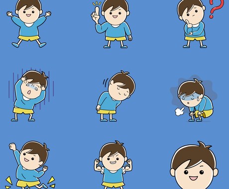 企業のイメージキャラをLINEスタンプにします 会社のイメージキャラクターをLINEスタンプにして親近感UP イメージ2