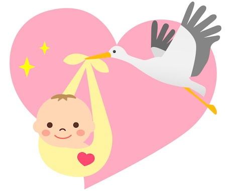 コウノトリ【子授け】遠隔祈願ヒーリングを行います 連続３０日間「特典は、子授け妊活成功の護符・開運法・音源等」 イメージ2